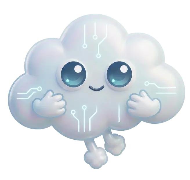 Cloudy, mascota 3D de NowSys